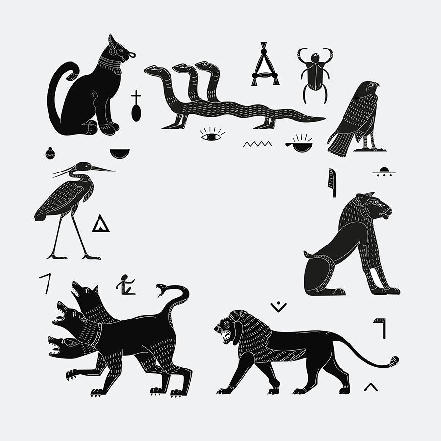 Quelle est la signification des différents symboles égyptiens